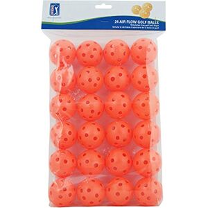 PGA TOUR 24 Air Flow Practice Golf Balls Orange