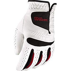 Wilson Herren Golfhandschuh, Größe ML, Rechts, MRH, Weiß, Feel Plus, WGJA00065ML