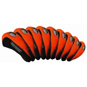 Longridge EZE Golf-Eisenabdeckungen (10er-Pack) – Orange/Schwarz