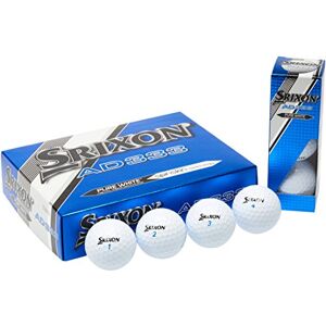 Srixon Unisex-Erwachsene AD333 Golfbälle, Weiß, 12 Pack