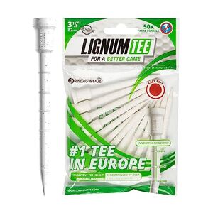 Dynatour Lignum Tee Bag 12Pcs White, Size: 82 mm