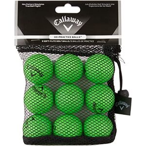 Callaway HX Soft Practice Ball (Pack of 9) Green