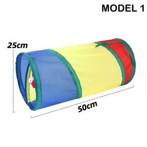 Satana Kattetunnel Med Stabil Form - 3 Forskellige Størrelser - (Model: Model 1 (25 X 50 Cm))