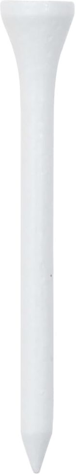 vidaXL Tees de golf 1000 unidades 83 mm bambú blanco