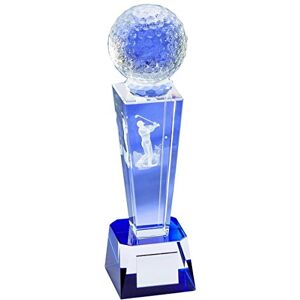 Longridge Crystal Golf Ball Crystal Trophy