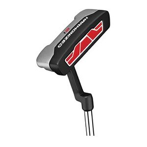 Wilson Homme Putter de Golf (Main gauche), Pour Niveaux Débutants à Avancés, 830 g, HARMONIZED MRH, Noir/Rouge - Publicité