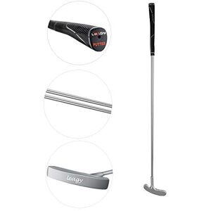 LEAGY Putter de Golf Classique Intemporel 88,9 cm de Long – Tête de Putter Bidirectionnelle et Poignée en Caoutchouc de Qualité supérieure pour Golfeurs Droitiers ou Gauchers (Argent) - Publicité