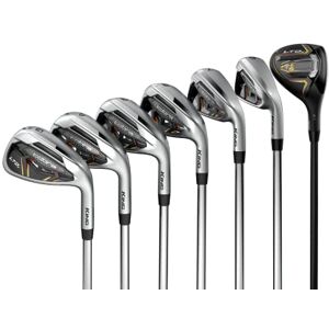 COBRA Ltdx Combo Set de Fer à Repasser satiné doré Ensemble Hommes, Fusion Chrome-Or, Senior RH KBS PGI 65 Graphite 5 Hybrid, 6 PW, GW - Publicité