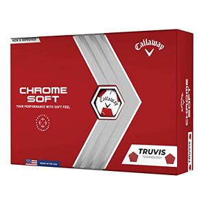Callaway Golf Balles de Golf Chrome Soft (Édition 2022) XL Rouge - Publicité