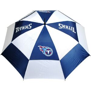 Team Golf NFL Tennessee Titans Parapluie de golf avec gaine de protection, double auvent de protection contre le vent, bouton d'ouverture automatique - Publicité