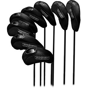 LONGRIDGE EZE Golf Iron Covers (Paquet de 10) Noir - Publicité