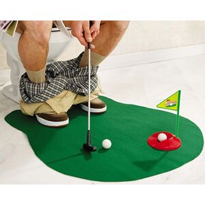 Cadeaux.com Set de mini-golf pour les toilettes