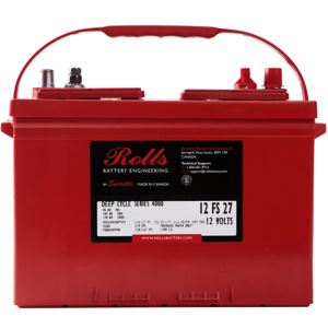 ROLLS BATTERY Batterie monoblocs Rolls  12FS105/12FS27 105AG 12Volts - Publicité