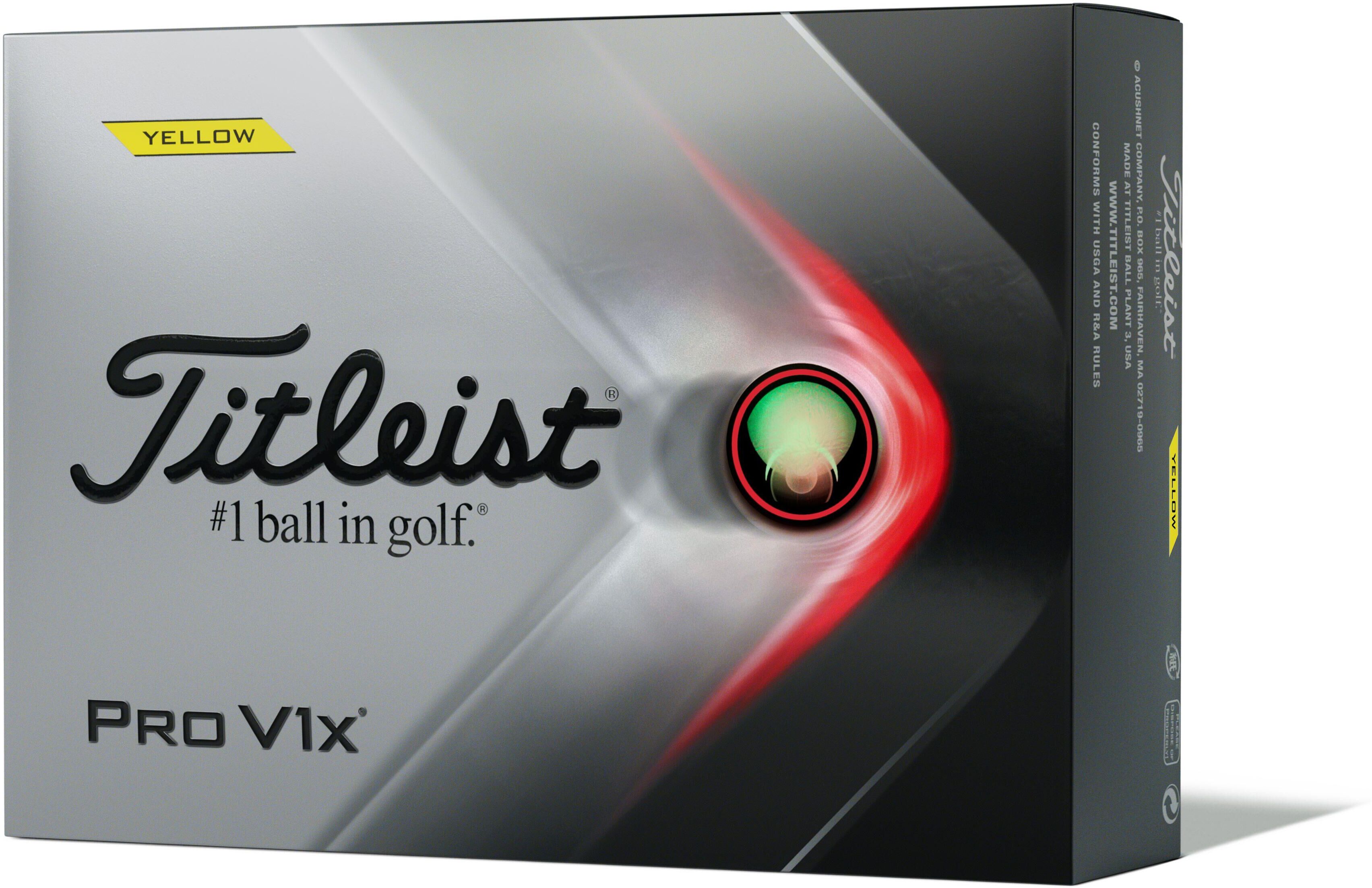 Titleist Palline golf PRO V1X bianche x12