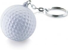 Gedshop 1000 Portachiavi antistress Golf Soft neutro o personalizzato