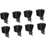 Milisten 20 Stuks Golfclub Clip Zwart Golf Putter Clip Organizer Putter Klem Plastic Golfclubs Golfclub Tas Klem Club Houder Putter Stand Golfuitrusting Golfs Club Clip Abs Hanger