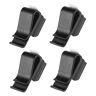 Yardwe Zwarte Standaard 4 Stuks clip van een golfclub zwarte golfclubs stok clip keu houder putter golf golfclub clip houders van golfclubs Golf Clubs Klem frame haakje buikspieren