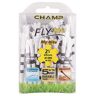 Champ My Hite Flytees Golf Tees 30x 69mm, Zwart/Wit