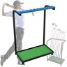 ieLsngai Golfclubstandaard, golfclubsets, golfclubsets, golfclubsets, standaard rek, putter display, plankstandaard voor 9 clubs golfclubhouderset