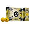 Bridgestone Golf Bridgestone E12 CONTACT GOLF BALLS 2023 MAT GEEL 1 doos GOLFALL E12 CONTACT 2023 MAT GEEL 1 dozijn heren, matgeel, één maat 3CYX6D