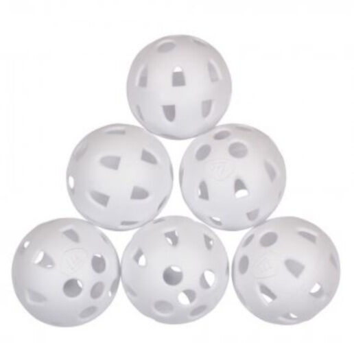 Masters Golf trainings golfballen Airflow wit 6 stuks - Wit