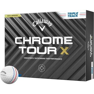 Callaway Chrome Tour X Triple Track Golfball Hvit