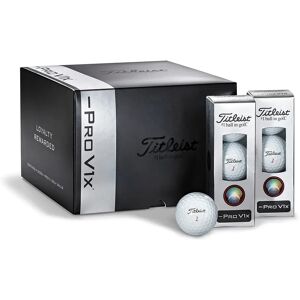 Titleist Pro V1x Left Dash Loyalty Pack Golfball Hvit