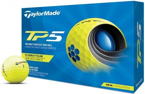 Taylormade TP5 2021 - Gul - 12 Golfballer