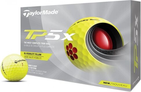 Taylormade TP5X 2021 - Gul - 12 Golfballer