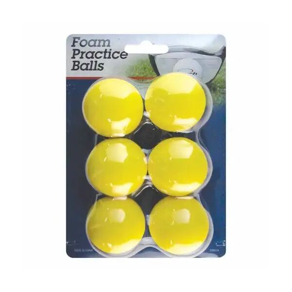 Intech Golf Foam Practice Balls, 6 Pack