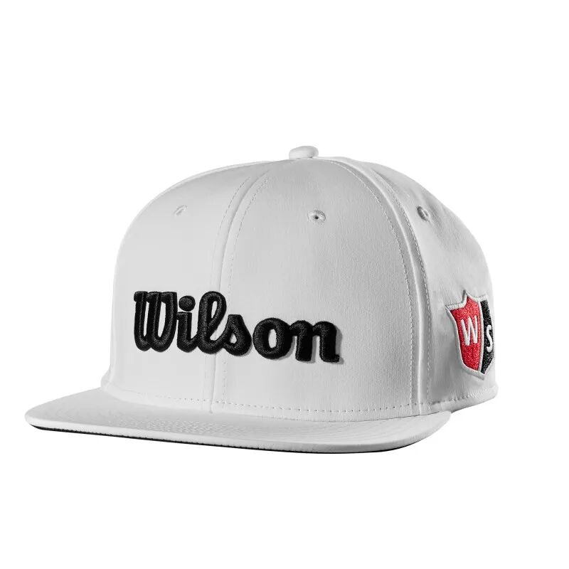 Wilson Flat Brim Cap White