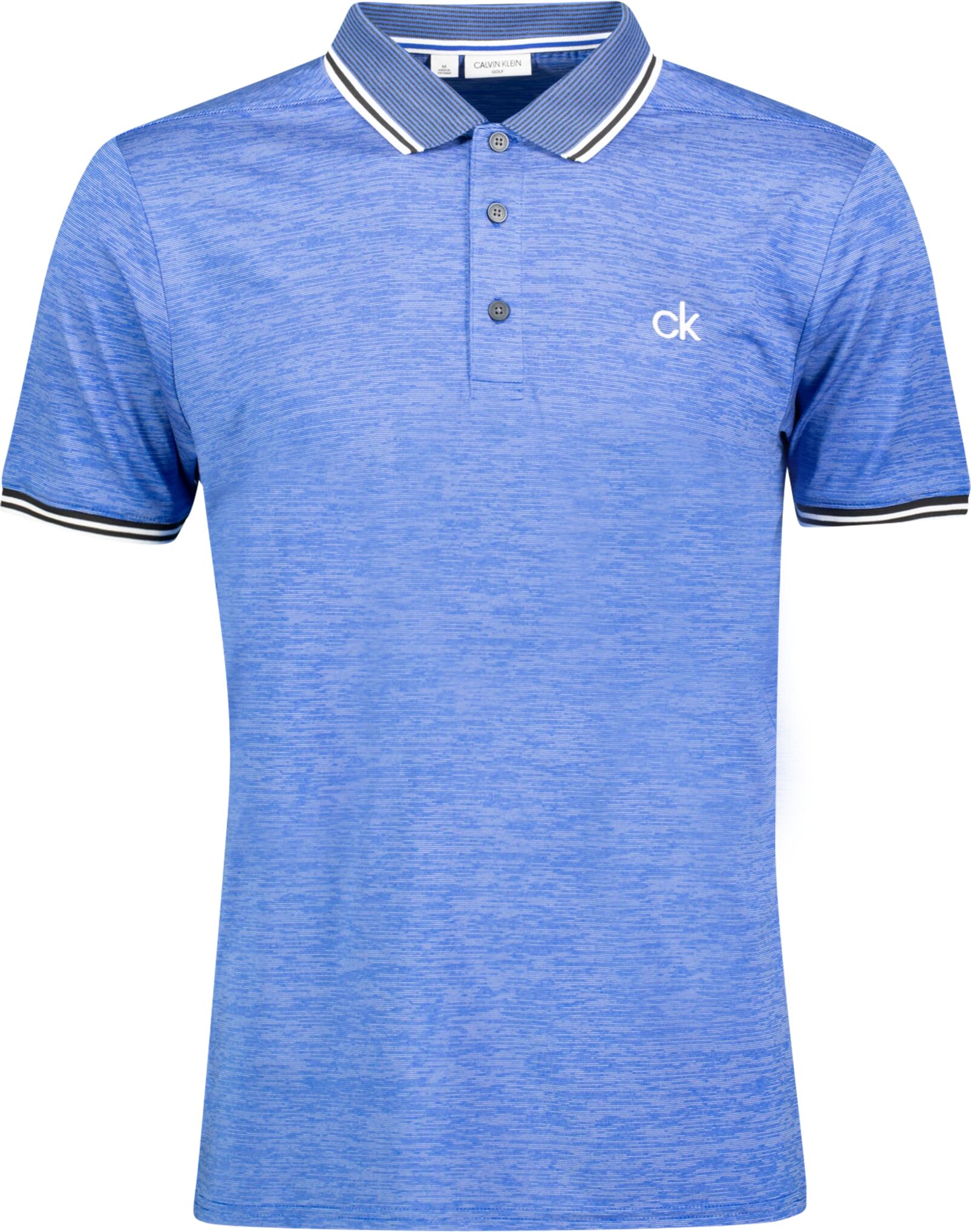 Calvin Casper Polo, golfpiké herre S Nautical Blue Marl