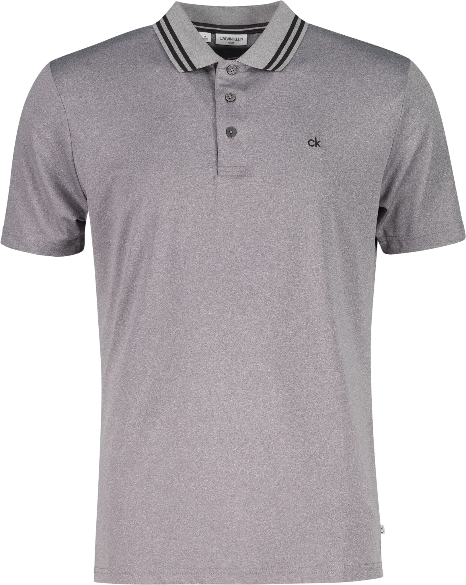 Calvin Madison Tech Polo Shirt, pikétrøye herre L Silver