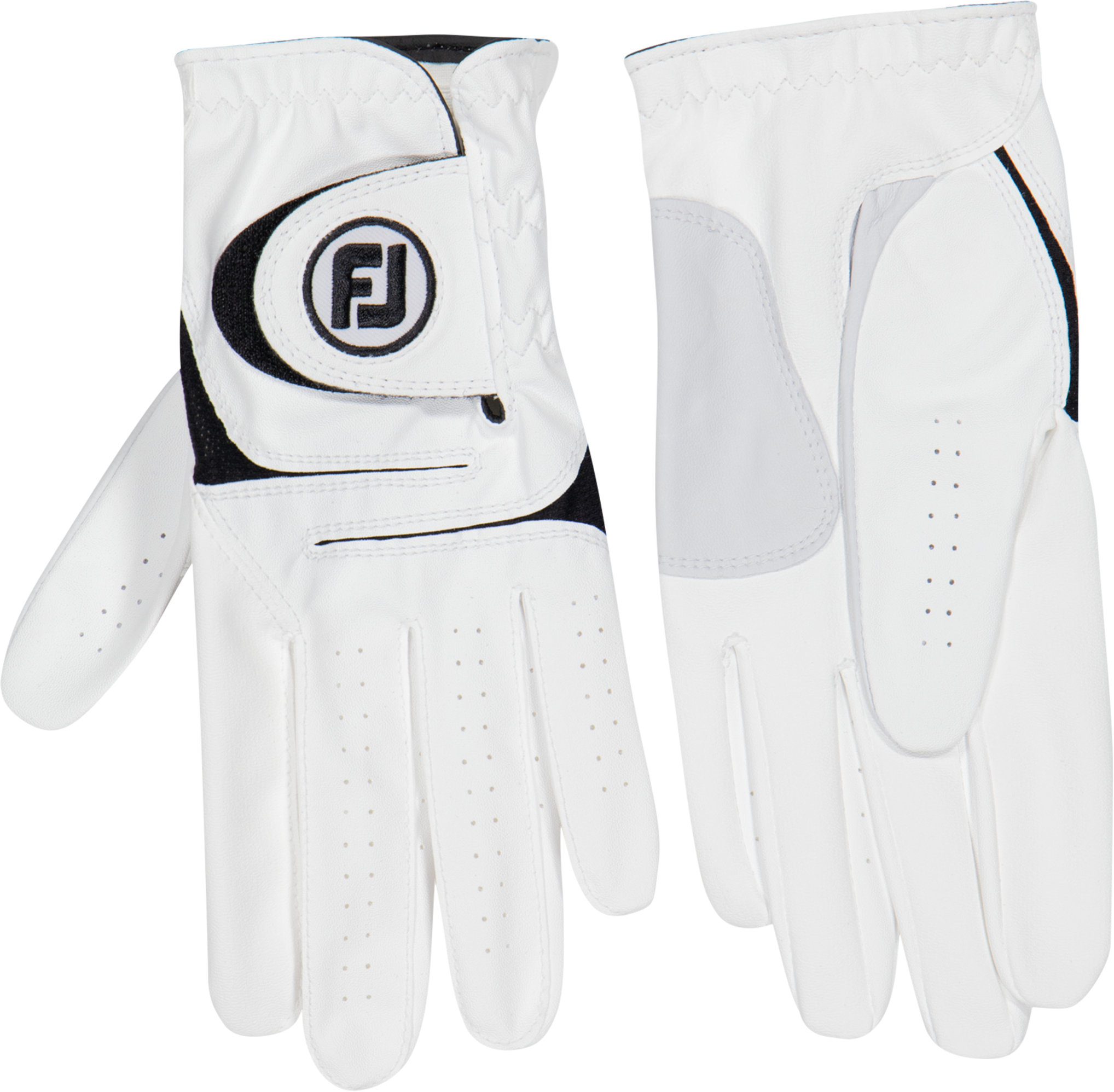 Footjoy Weathersof 2-pk, golfhanske herre venstre hånd S White