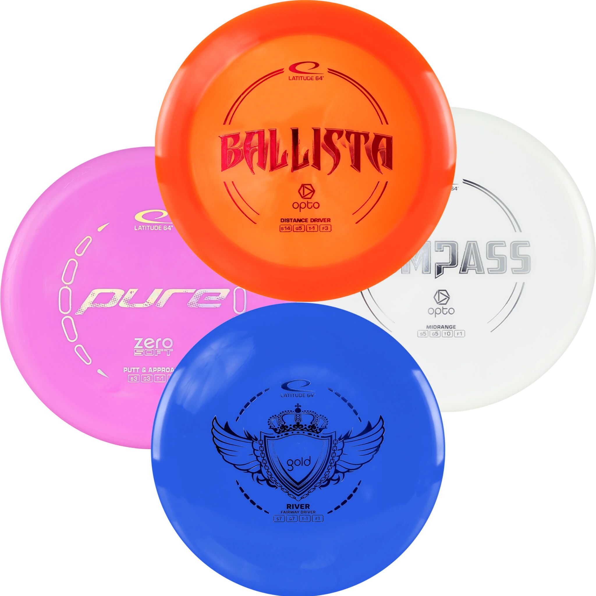 Sune Sport D-driver Usortert Kl. 30, frisbeegolfdisker One Size Assorted