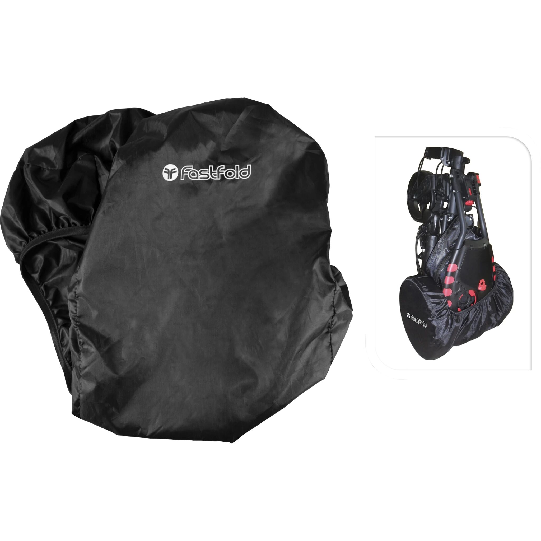 Fastfold Trolley Wheelcover Bag One Size BLACK