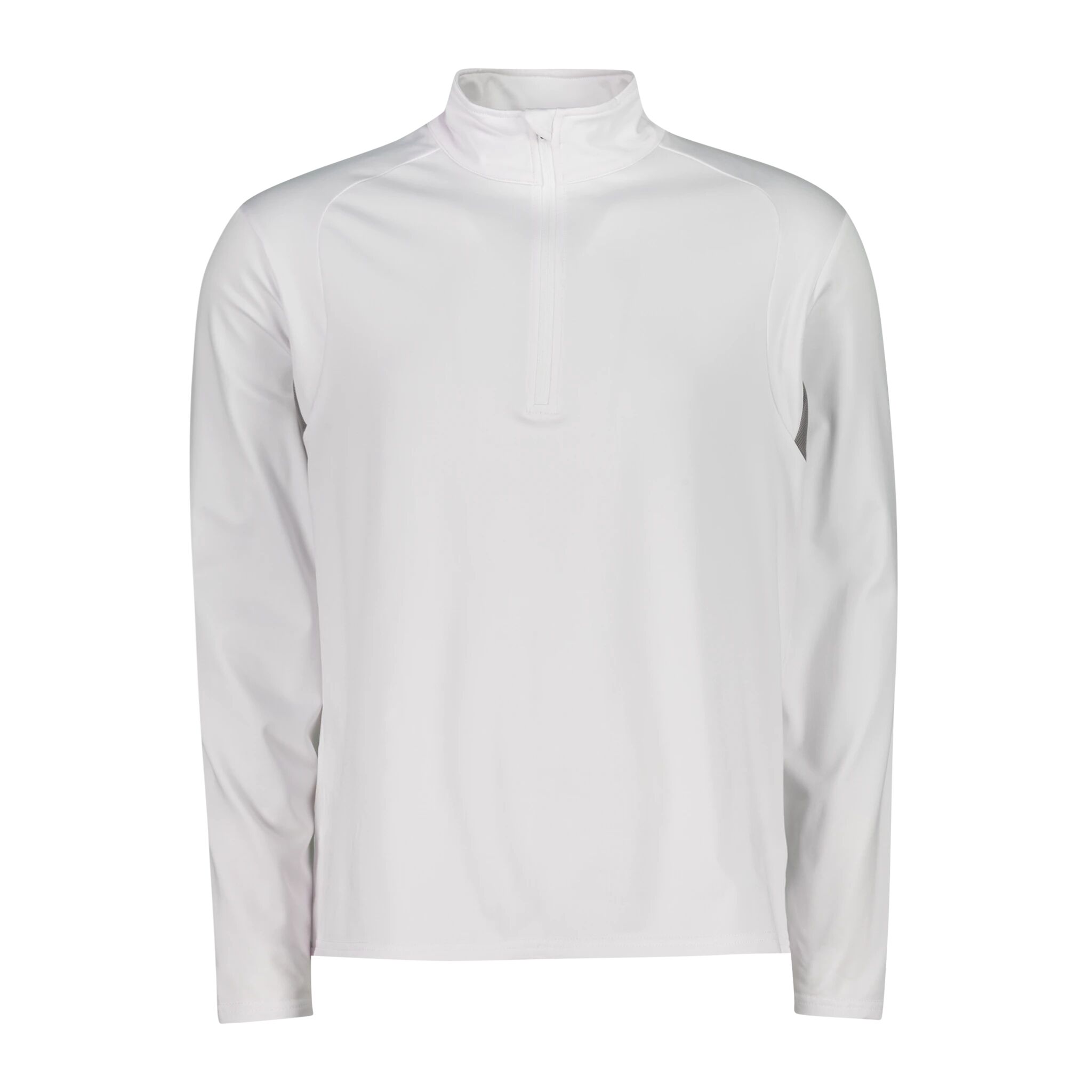 Abacus Mens Westin half zip, golfgenser herre L White/ Lt Greymelang