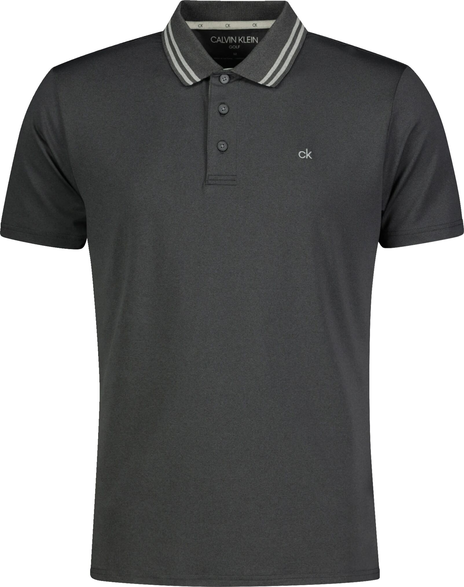 Calvin Madison Tech Polo Shirt, pikétrøye herre L Charcoal Marl