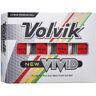 Volvik Vivid piłki golfowe, czerwone