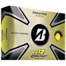 Bridgestone Golf Bridgestone e12 Matte Contact piłki golfowe, żółte