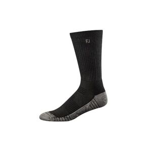 FootJoy TechSof Tour Crew Sock Herr, Svart, One Size