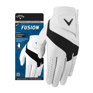 Callaway Fusion Golf Glove Herr, White/Charcoal, LH-L