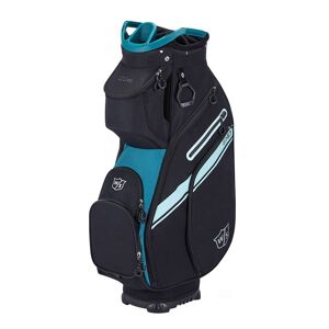 Wilson Exo II Cart Bag, Black/Aqua