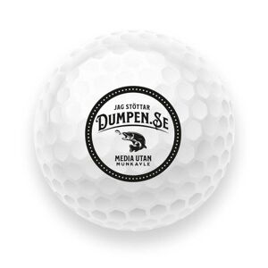 Golfbollar   Jag Stöttar Dumpen   12-Pack