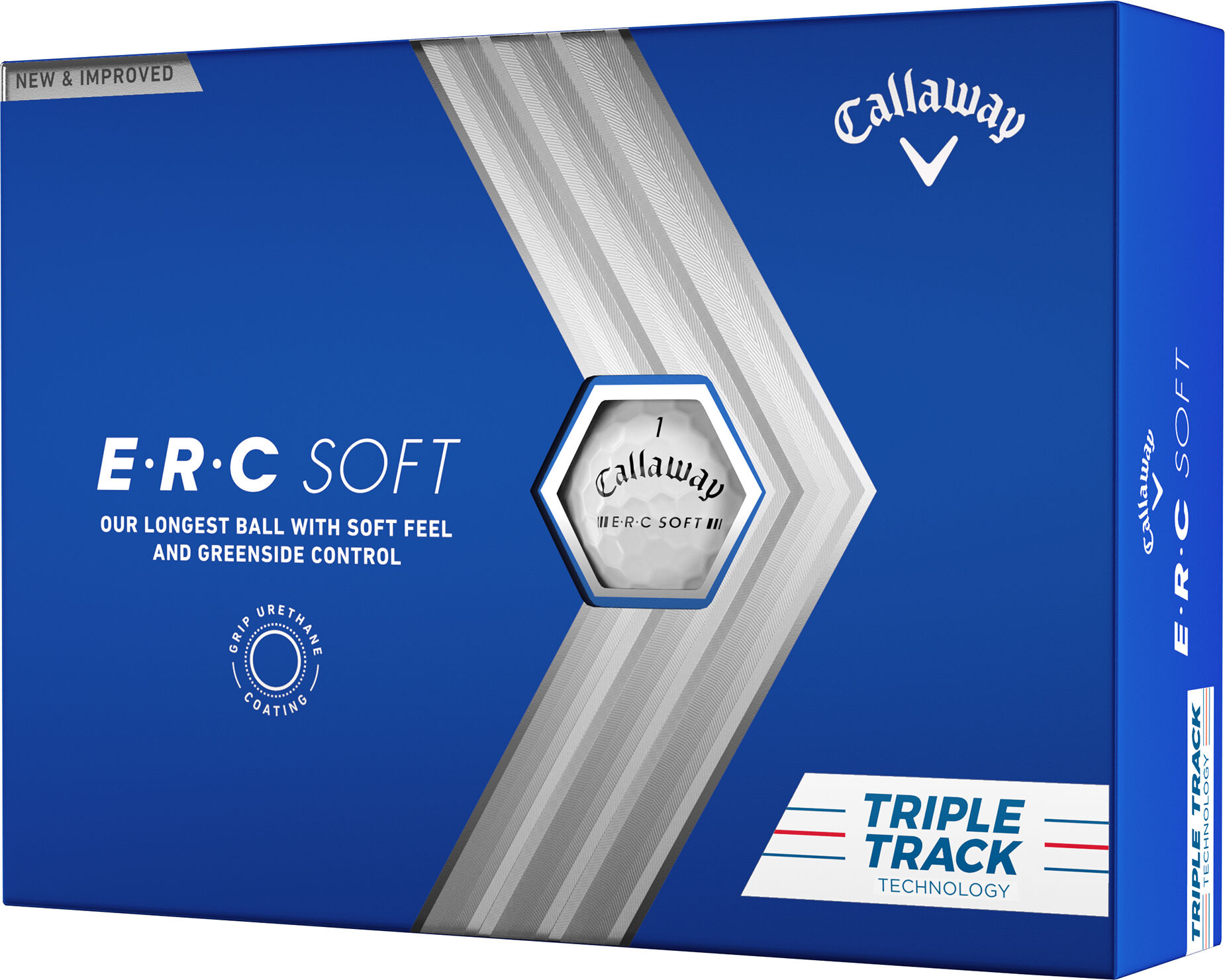 Photos - Other optics Callaway ERC Soft Triple Track  Golf Balls, White -  642726012  2023