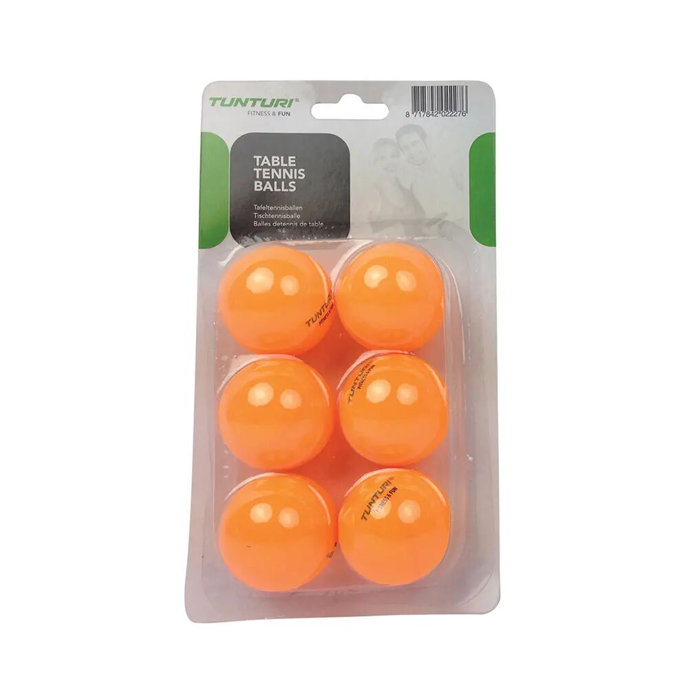 Tunturi Tischtennisbälle - 6 Stk.  orange