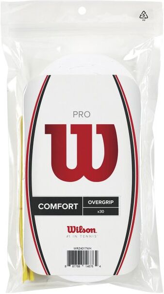 WILSON Tennis Overgrips Pro White 30 Pack weiß   WRZ4017WH Auf Lager Unisex EG