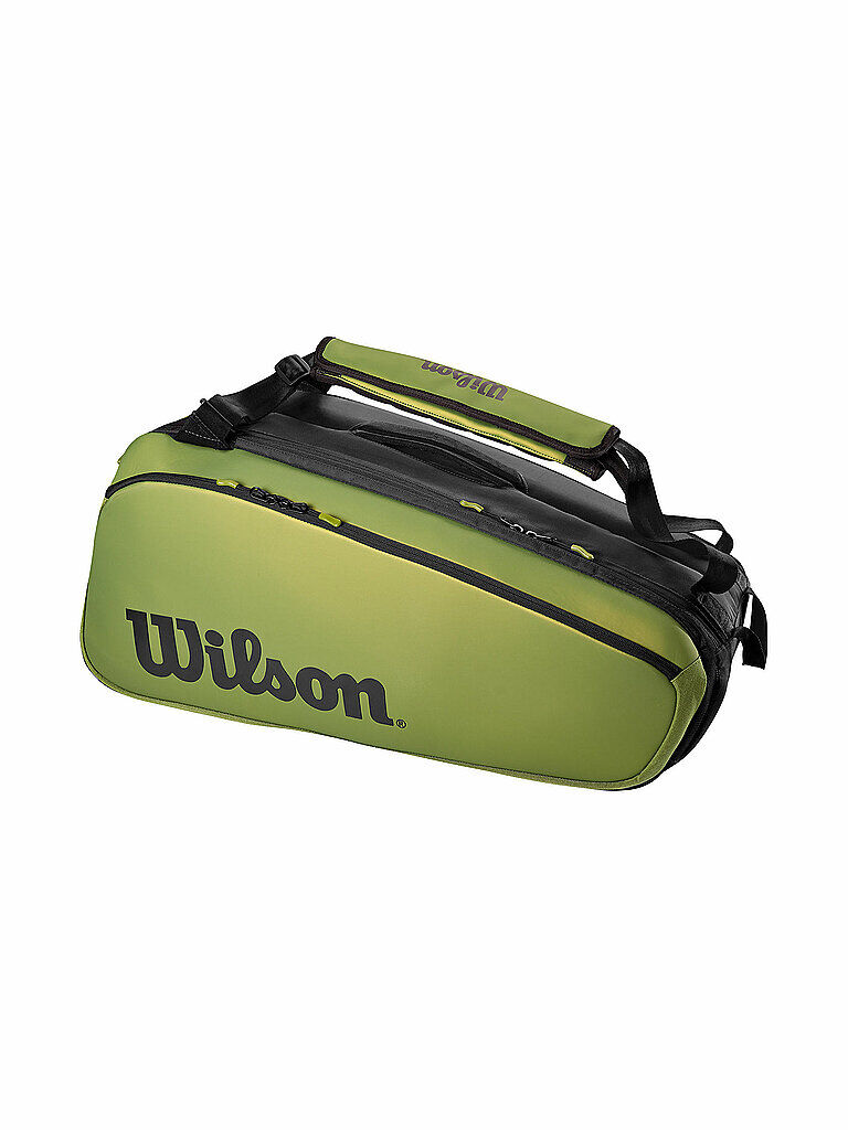 WILSON Tennistasche Blade v8 Super Tour 9 Pack grün   WR8016801 Auf Lager Unisex EG