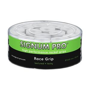 Signum Pro Overgrip Race 0.6mm weiss 30er Box