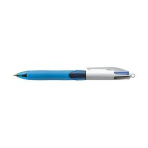 Vierfarbkugelschreiber 4 Colours GRIP PRO - dokumentenecht, 0,4 mm, hellblau/weiß